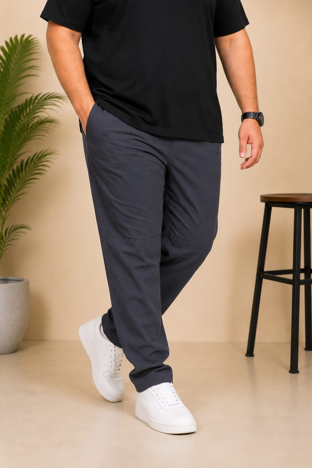 AUSTIVO Premium Men’s Plus Size 100% Cotton Cargo Pants