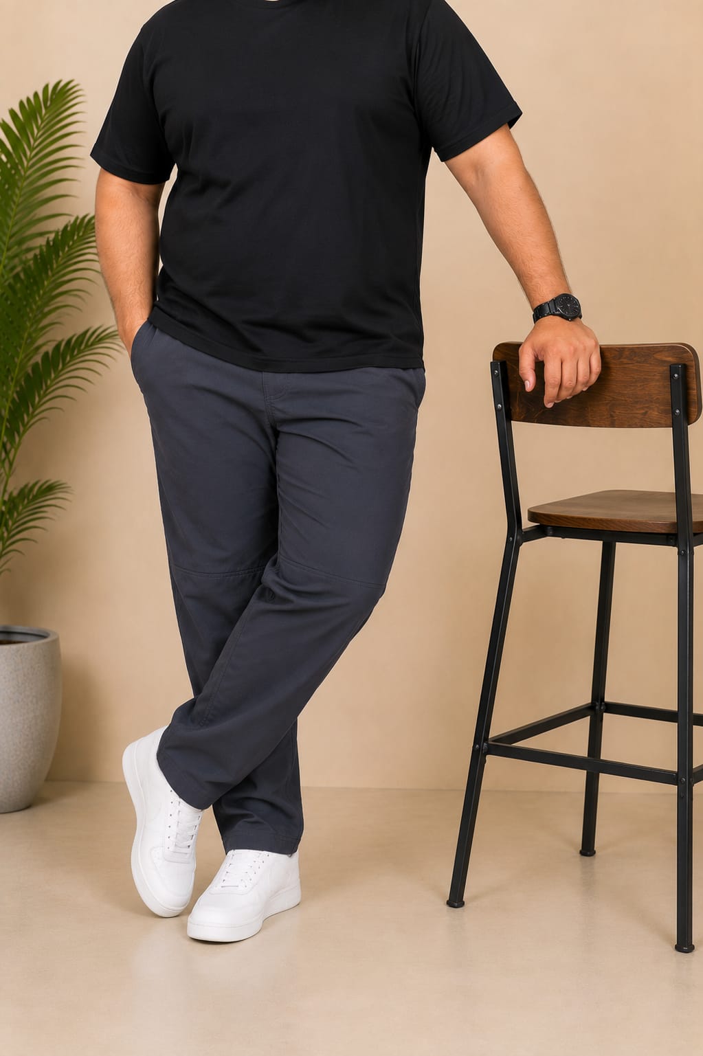 AUSTIVO Premium Men’s Plus Size 100% Cotton Cargo Pants