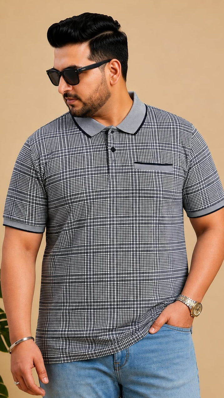 Austivo Men's  Polo Neck T-shirt