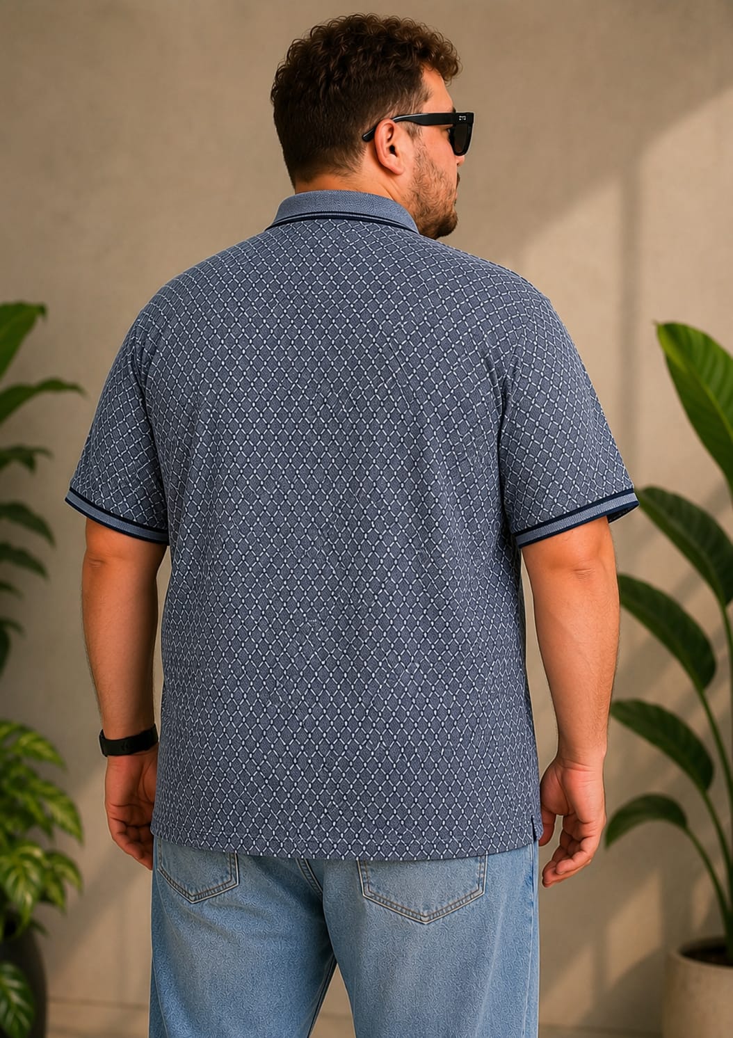 Austivo Men's  Polo Neck T-shirt