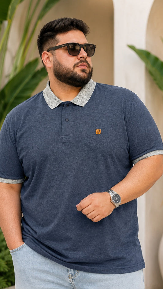 Austivo Men's Polo Neck T-shirt