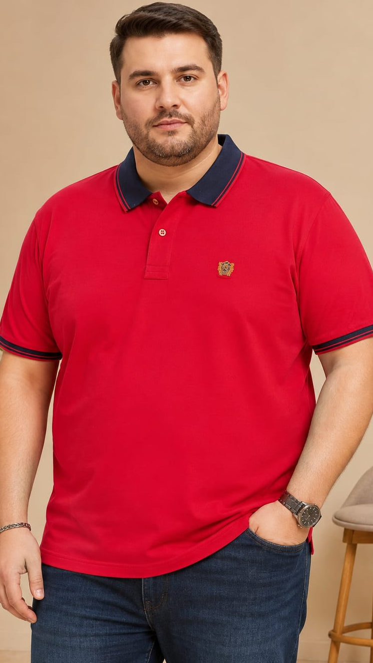 Austivo Men's Polo Neck T-shirt
