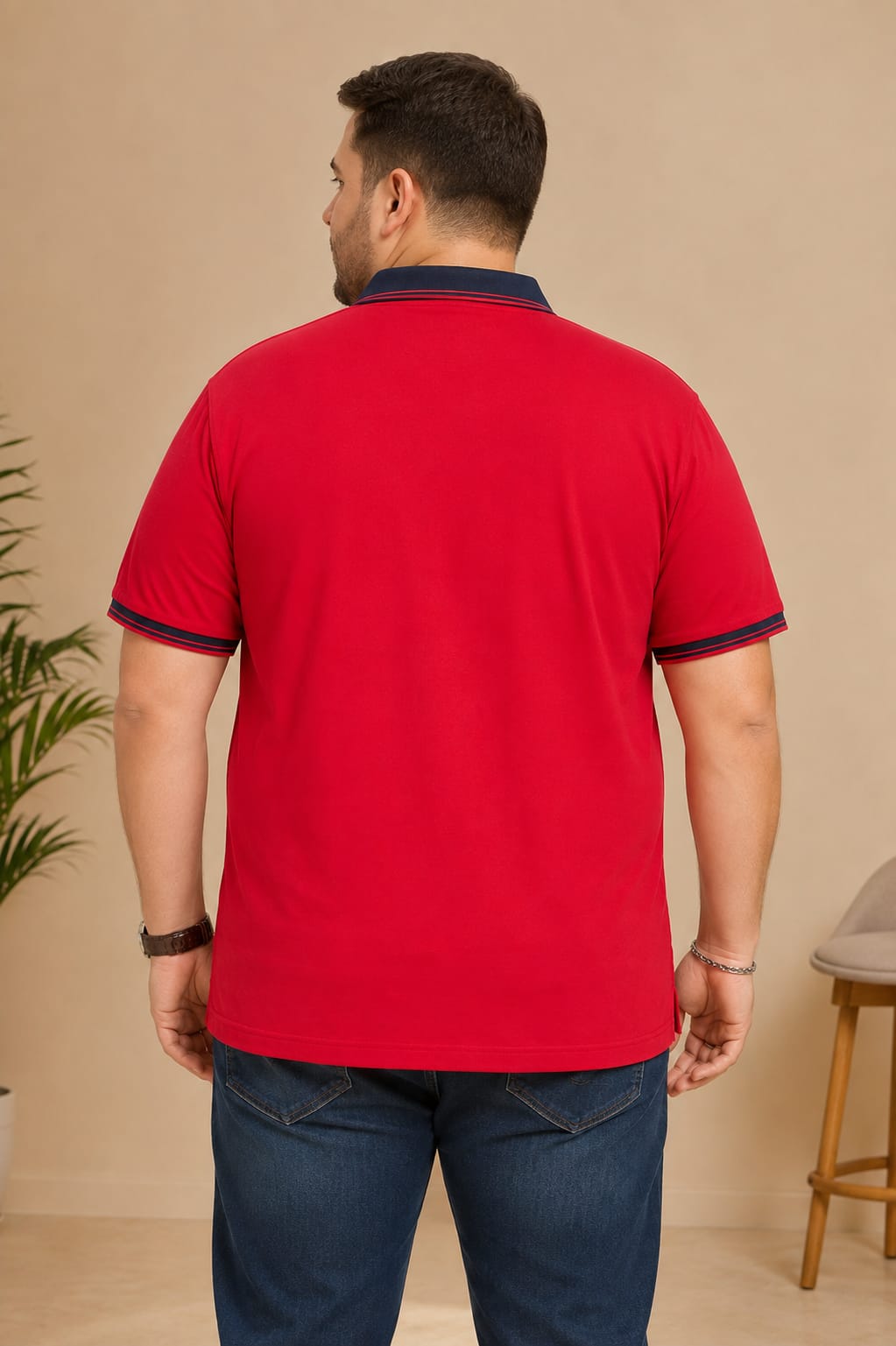 Austivo Men's Polo Neck T-shirt