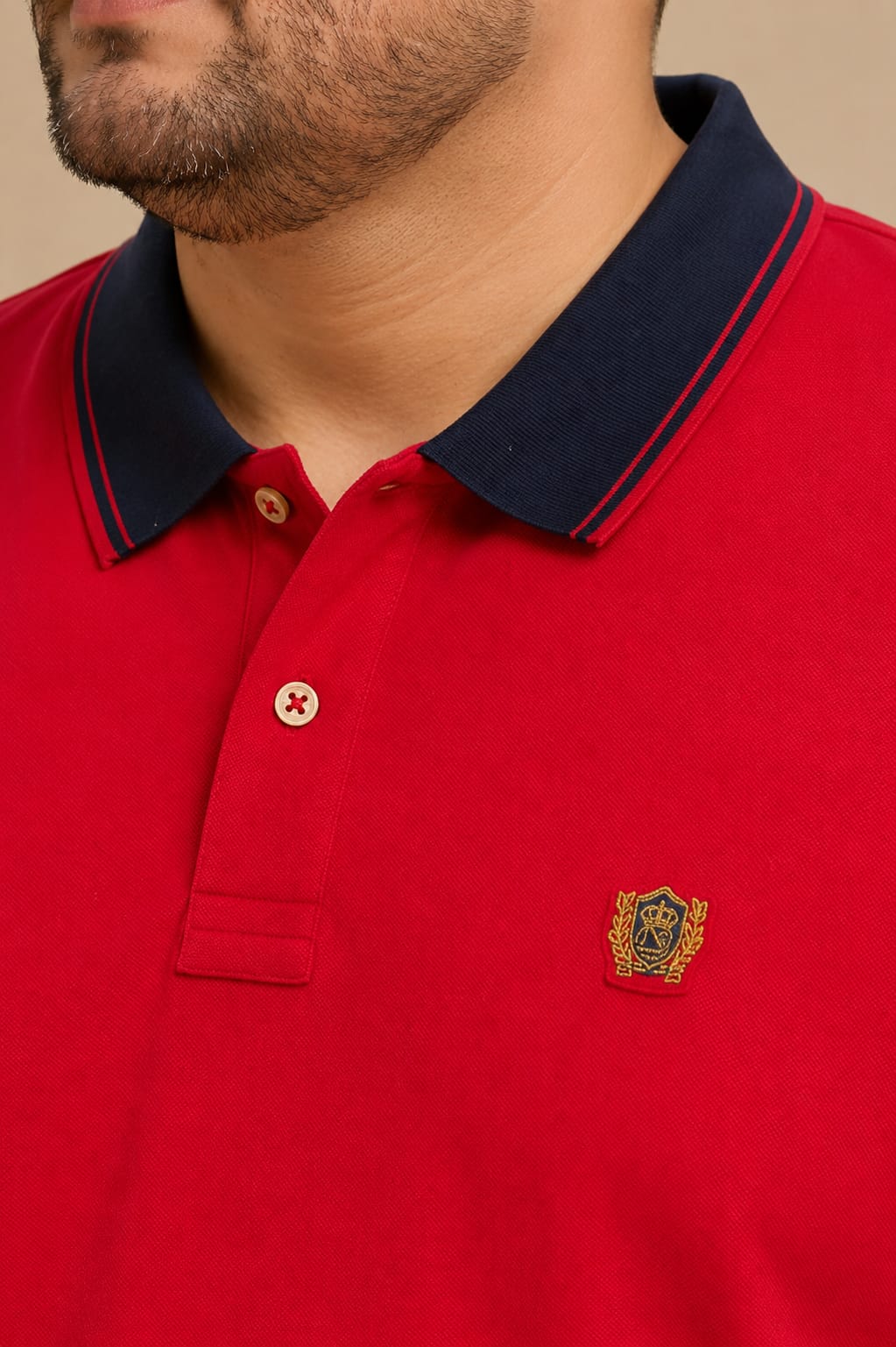 Austivo Men's Polo Neck T-shirt