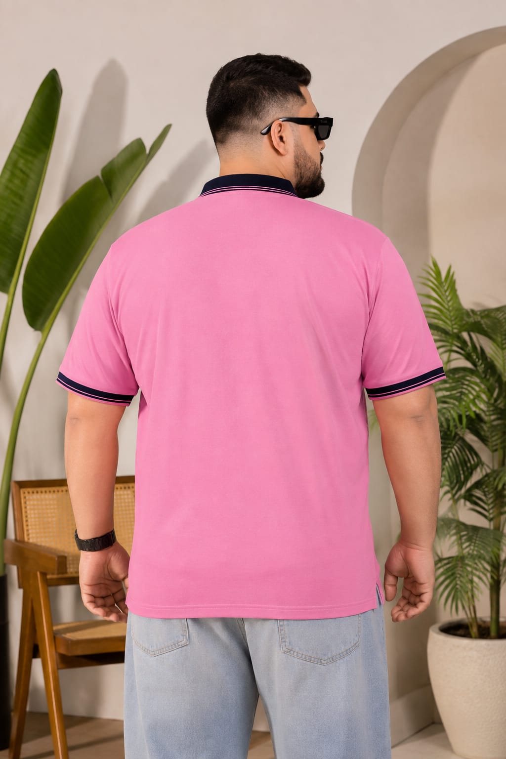 Austivo Men's Polo Neck T-shirt