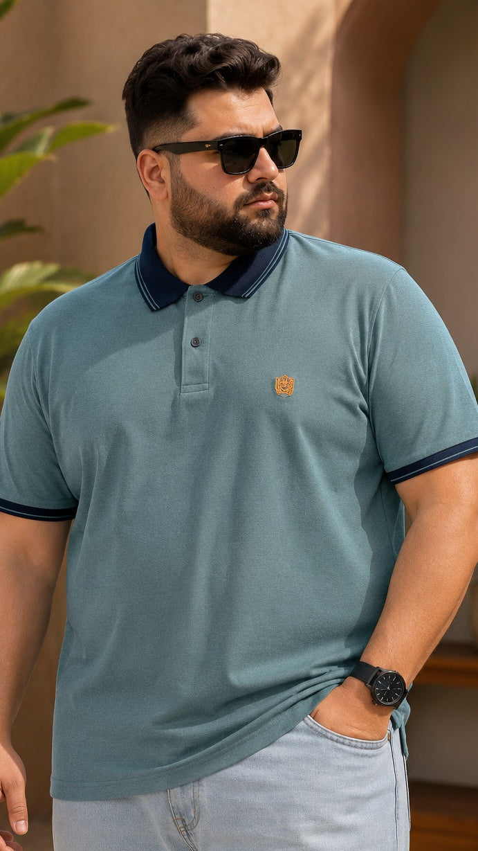 Austivo Men's Polo Neck T-shirt