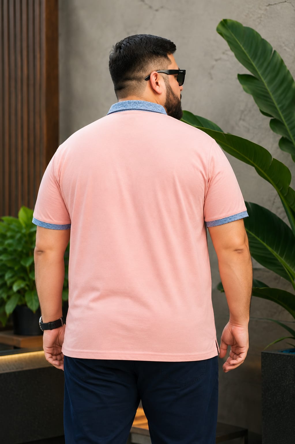 Austivo Men's Pocket Polo Neck T-shirt