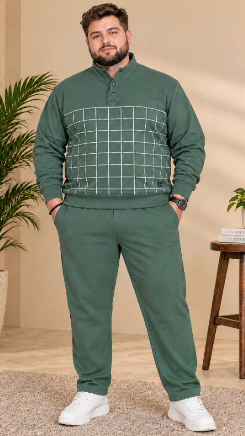 Austivo Plus Size Men's Winter Track Suit