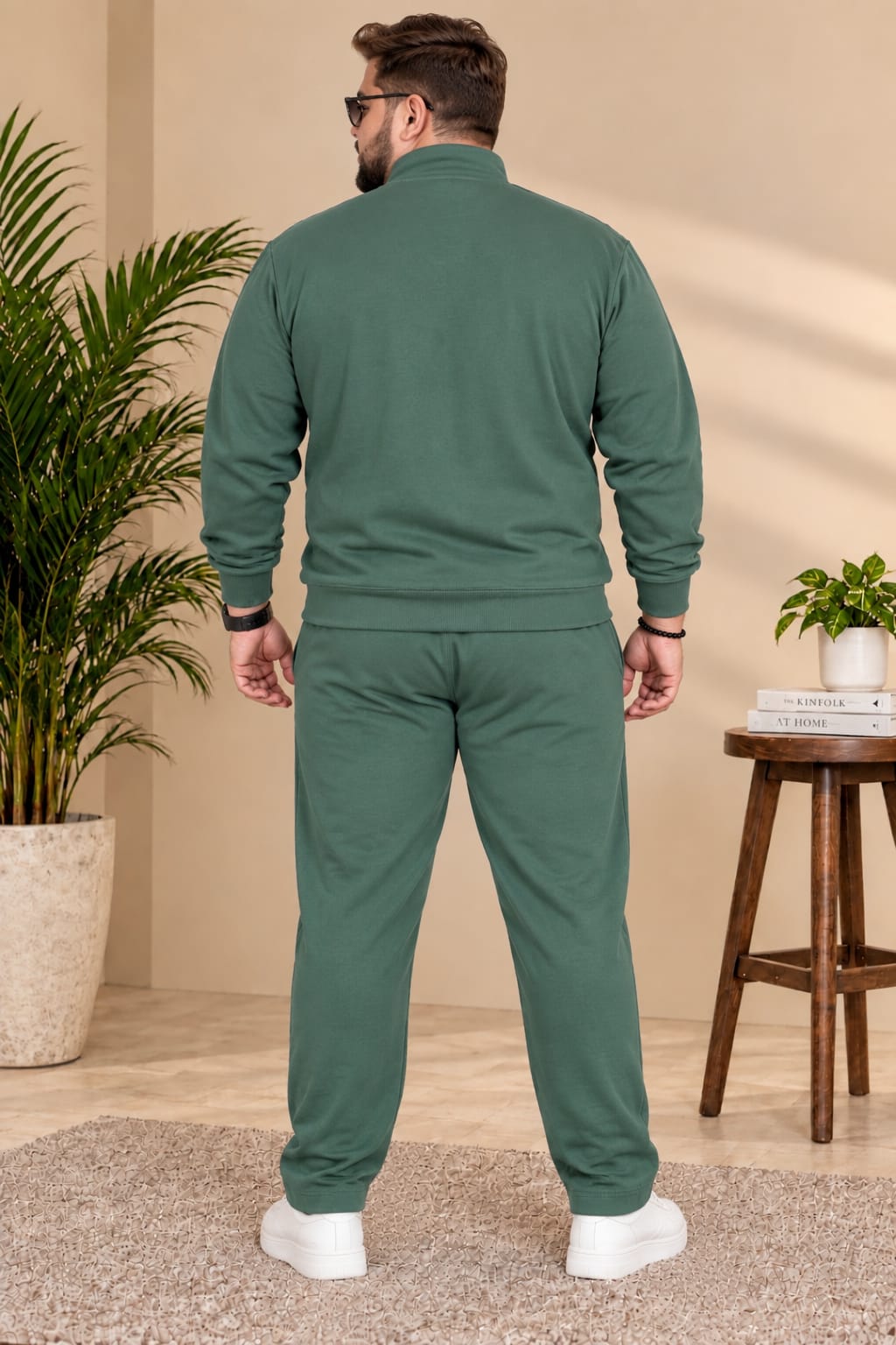 Austivo Plus Size Men's Winter Track Suit
