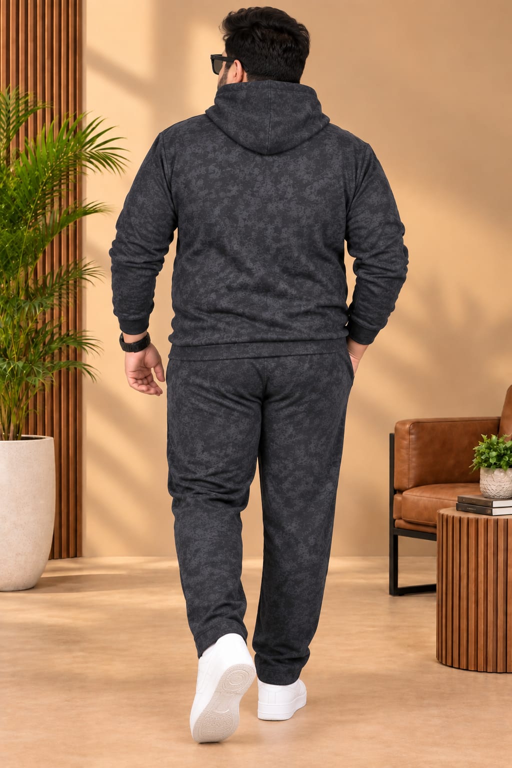 Austivo Plus Size Men's Winter Track Suit