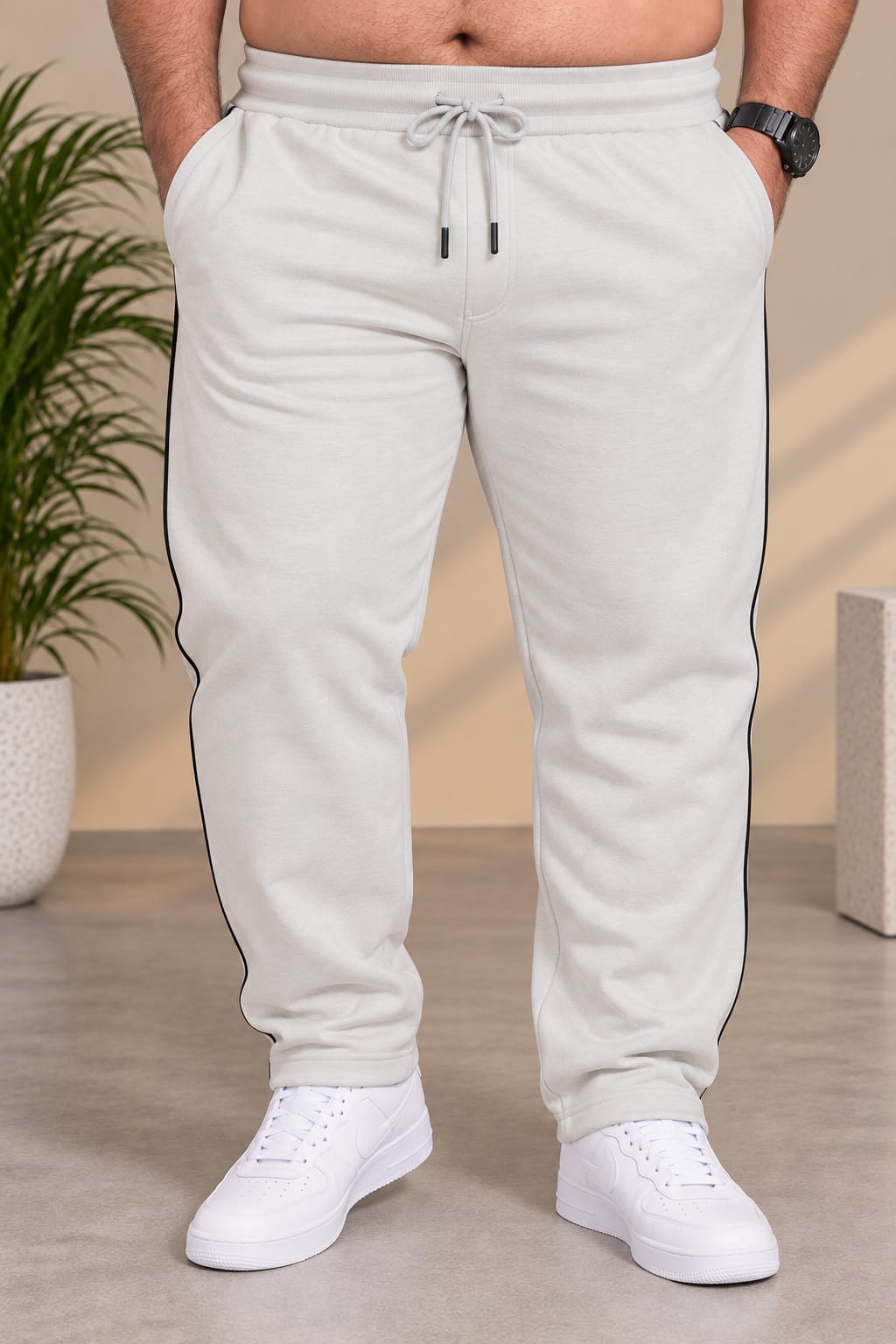 Austivo Plus Size Men's Winter Track Suit