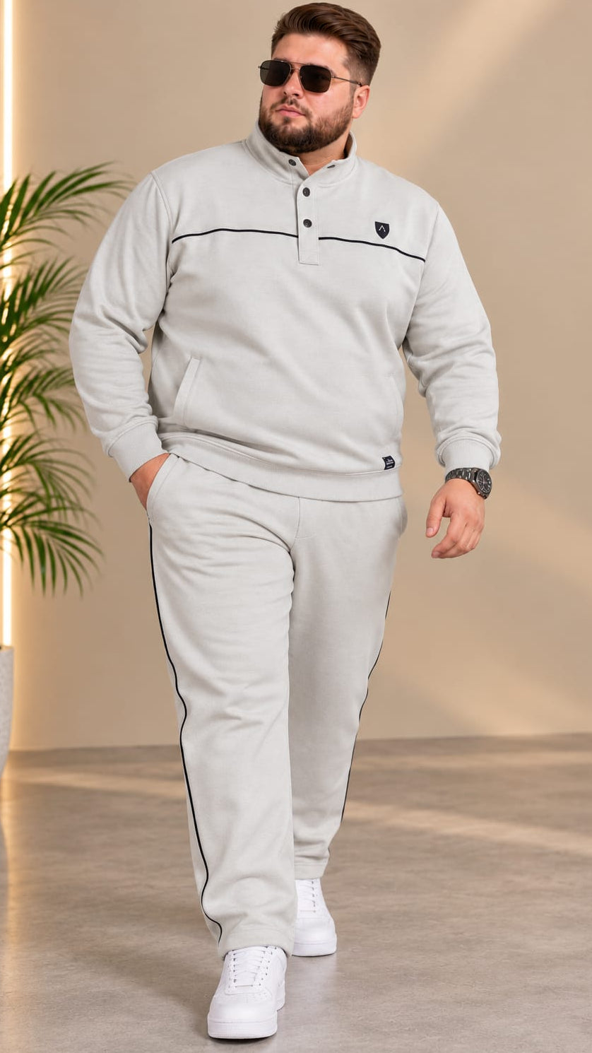 Austivo Plus Size Men's Winter Track Suit