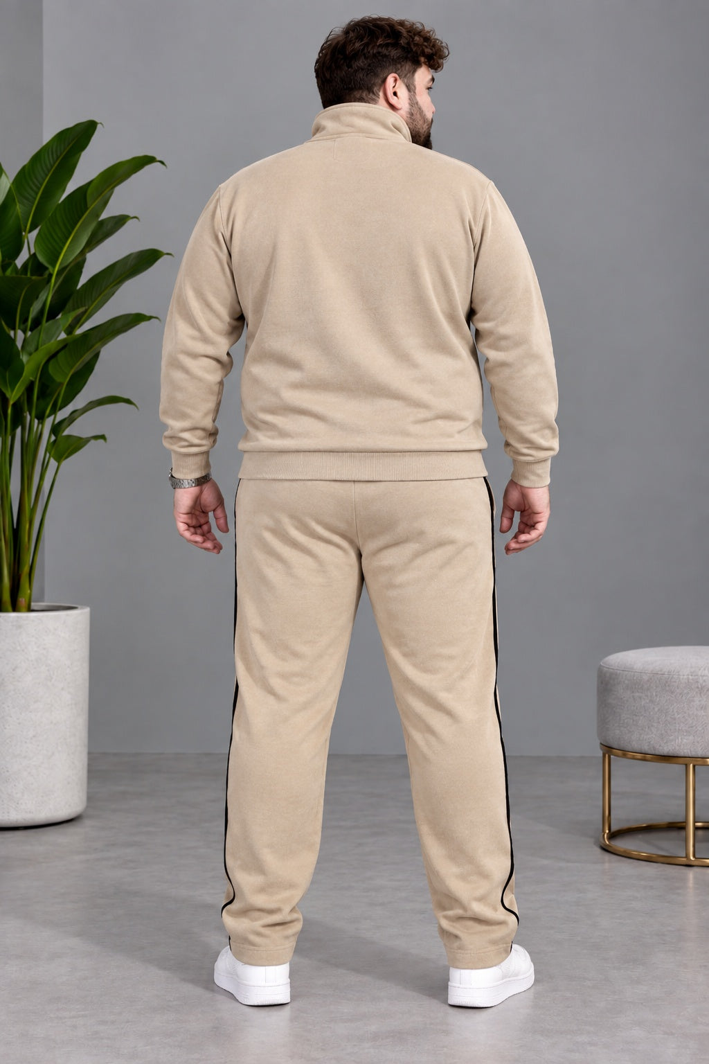 Austivo Plus Size Men's Winter Track Suit