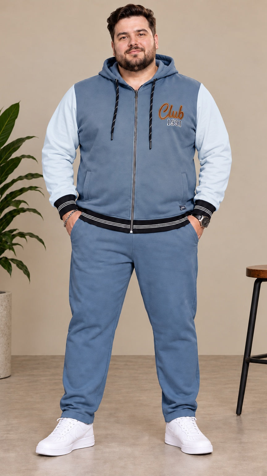 Austivo Plus Size Men's Winter Track Suit