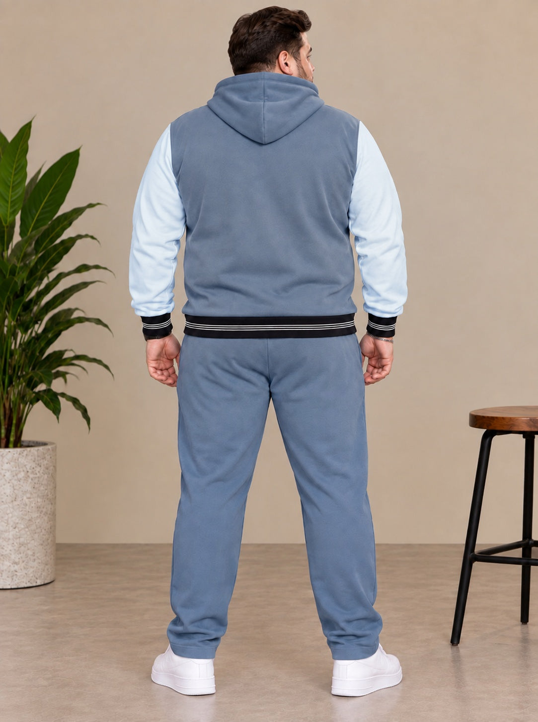 Austivo Plus Size Men's Winter Track Suit