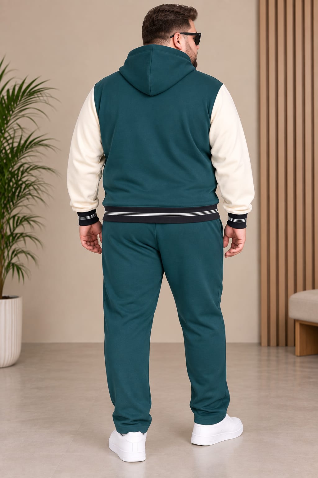 Austivo Plus Size Men's Winter Track Suit