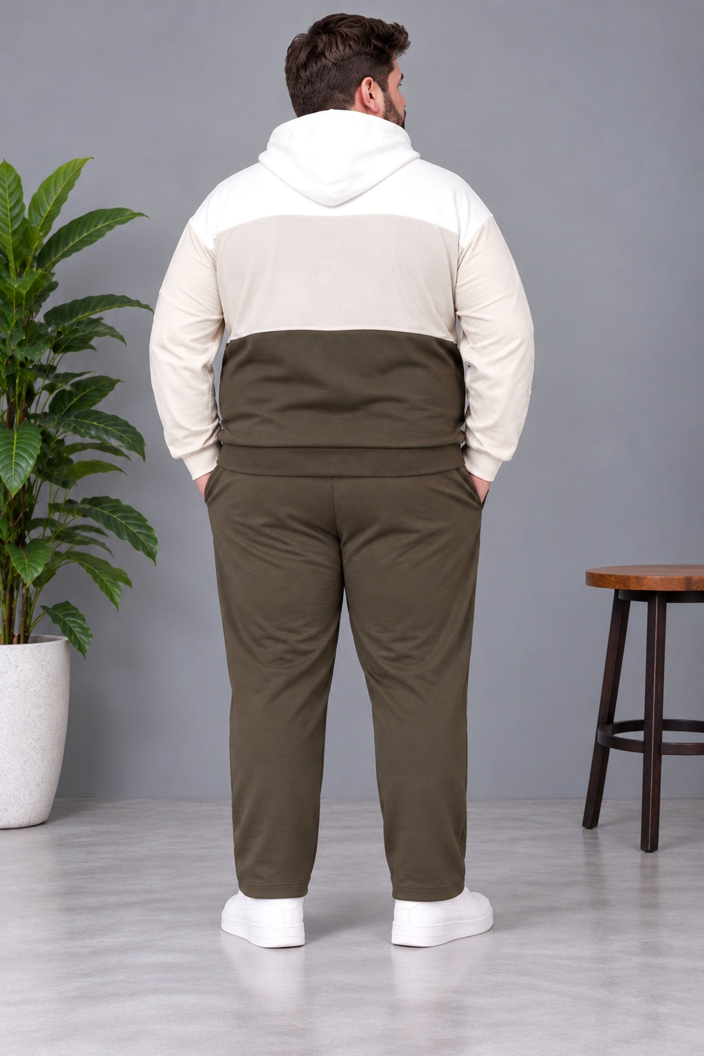 Austivo Plus Size Men's Winter Track Suit