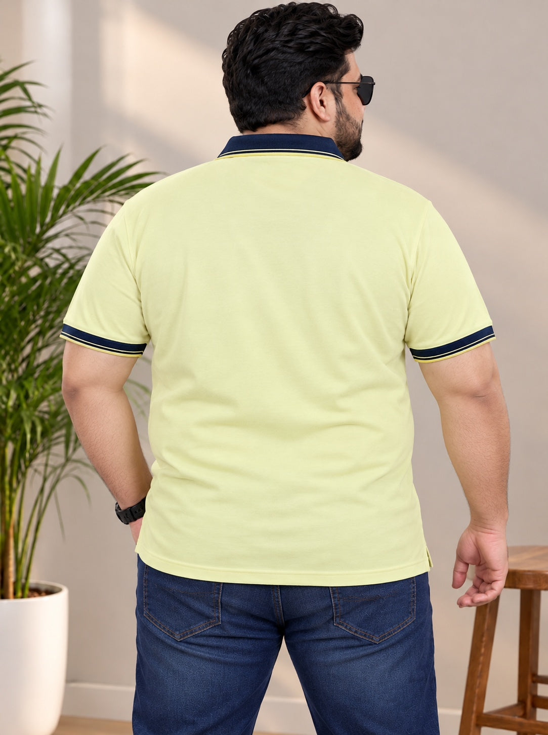 Austivo Men's Polo Neck T-shirt