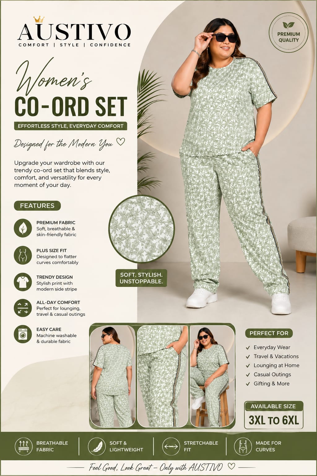 Austivo Women's Co-Ord Set