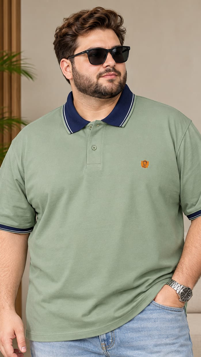 Austivo Men's Polo Neck T-shirt