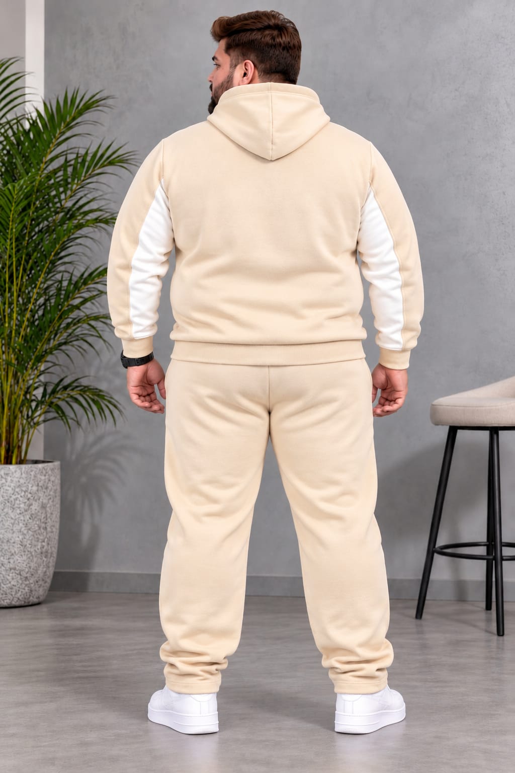 Austivo Plus Size Men's Winter Track Suit