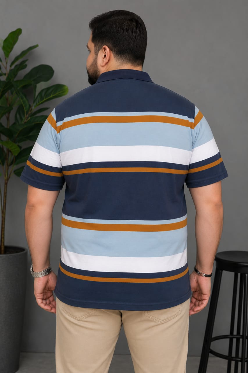 Austivo Men's Polo Neck T-shirt