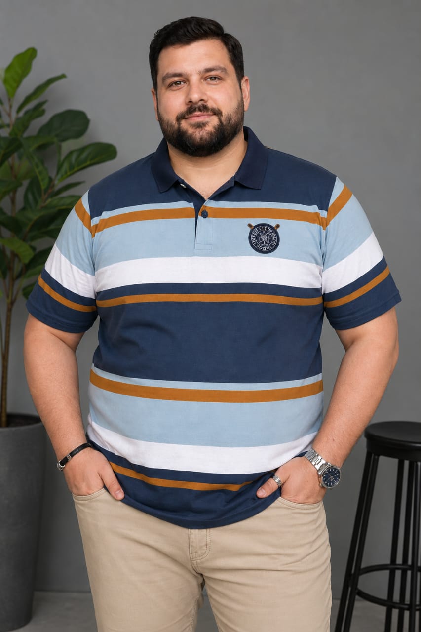 Austivo Men's Polo Neck T-shirt