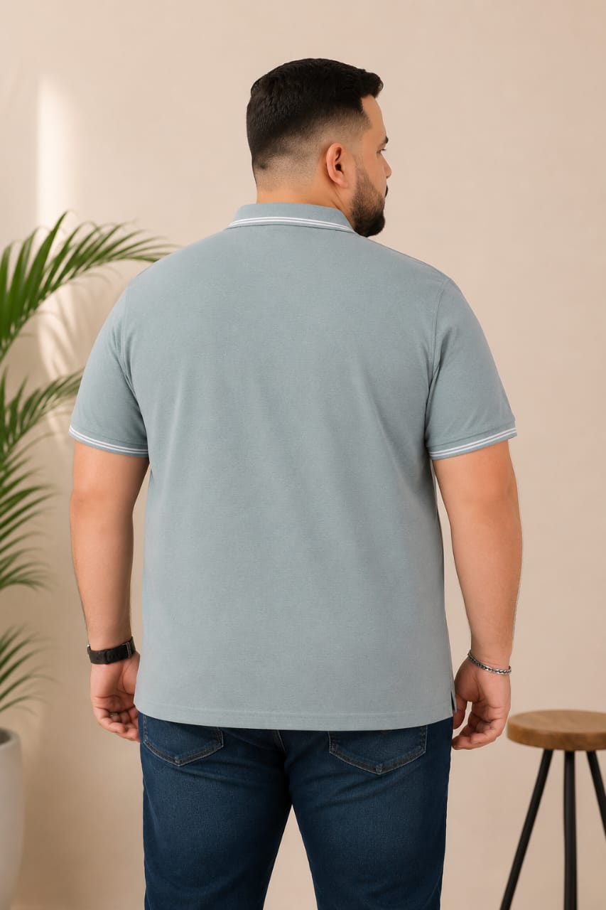 Austivo Men's Polo Neck T-shirt
