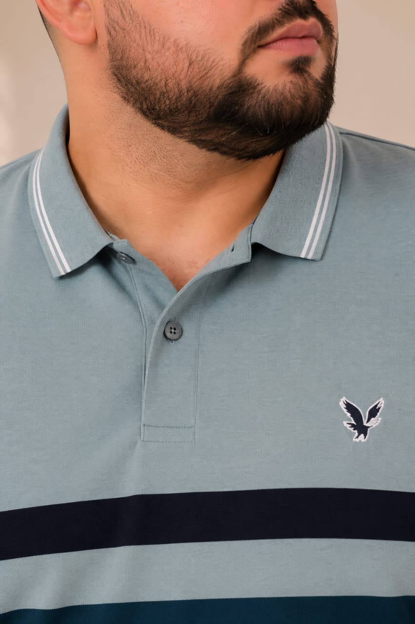 Austivo Men's Polo Neck T-shirt