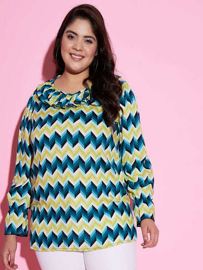 Austivo Casual Graphic Print Women Top