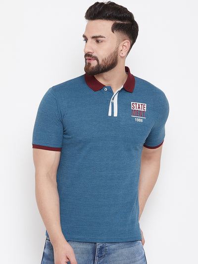 Austin Wood Solid Men Polo Neck Multicolor T-Shirt