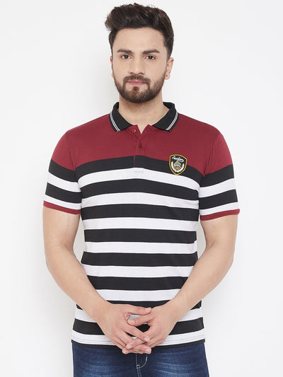 Multi Striper Polo T-shirt