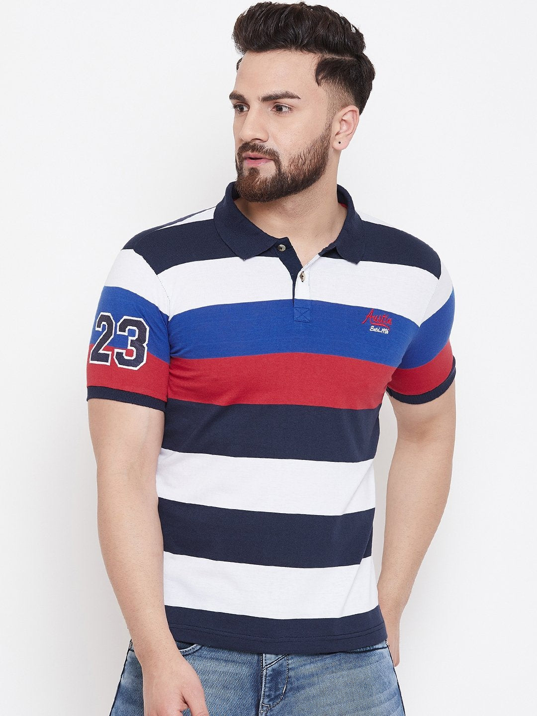 Multi Stripers Polo T-shirt