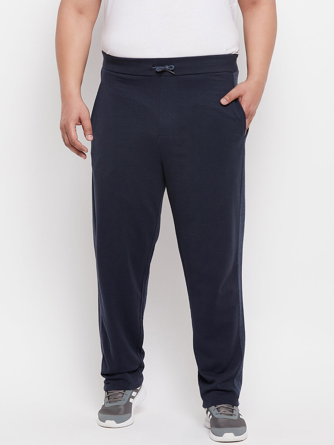 Austivo Printed Men Navy Track Pants