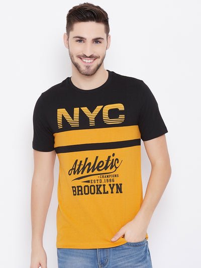 Austin Wood Men's Round Neck T-shirt