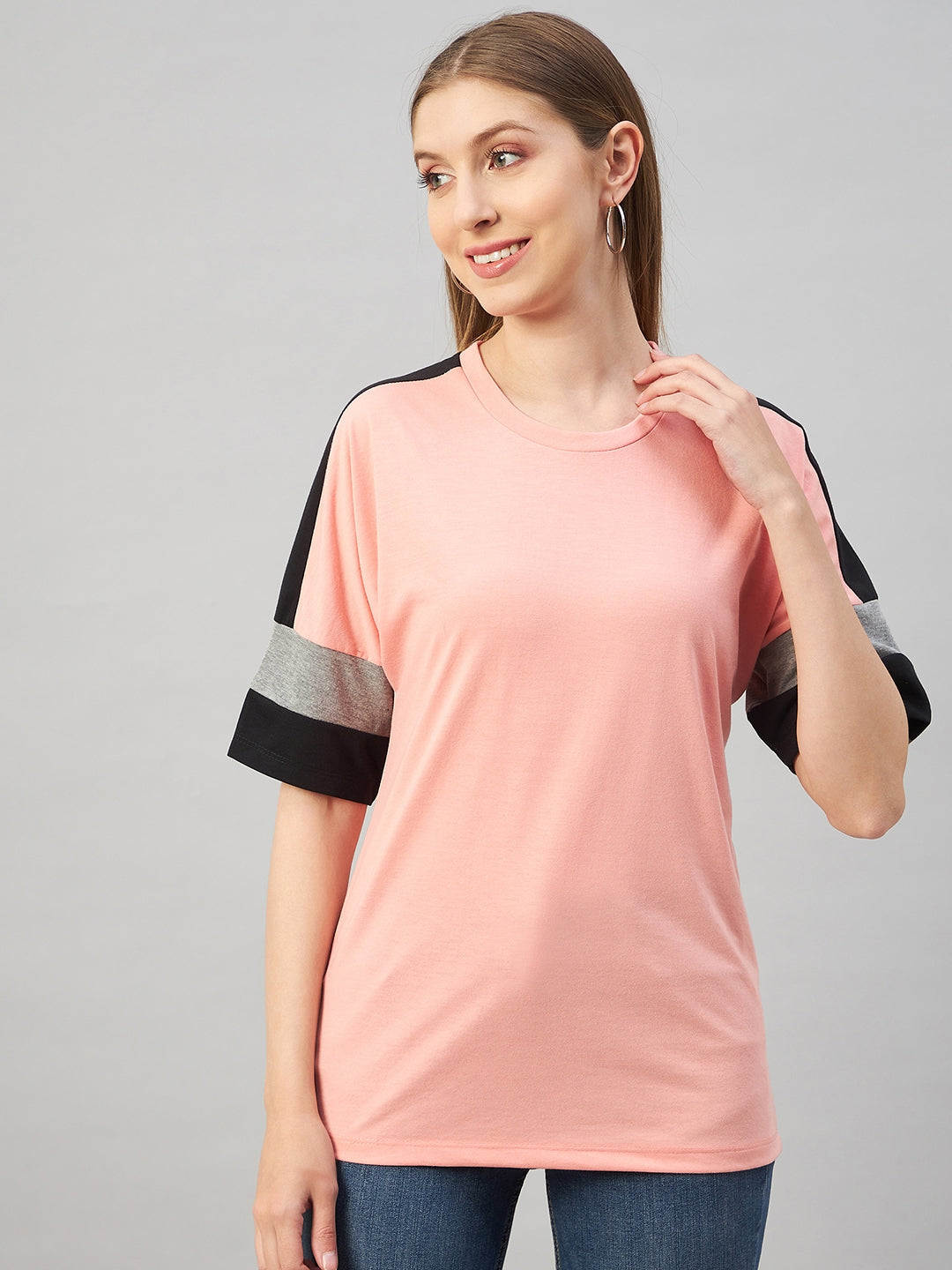 Austin Wood Women Solid Casual Top