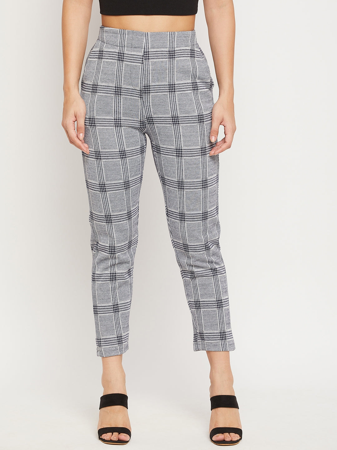 Austin Wood Women's Checked Trousers