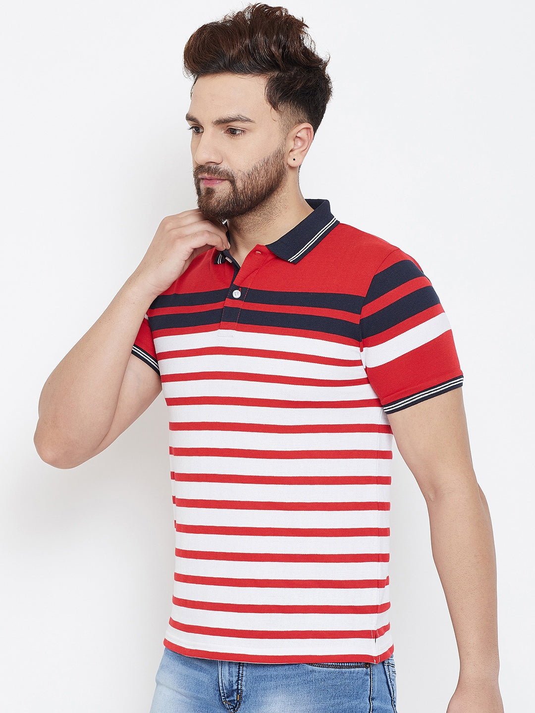 Austin Wood Men's Multicolor  T-shirt