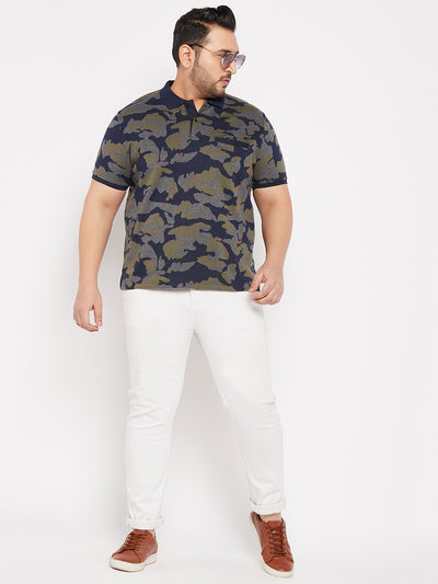 Austivo Men's Half Sleeves Polo Neck  T-shirt