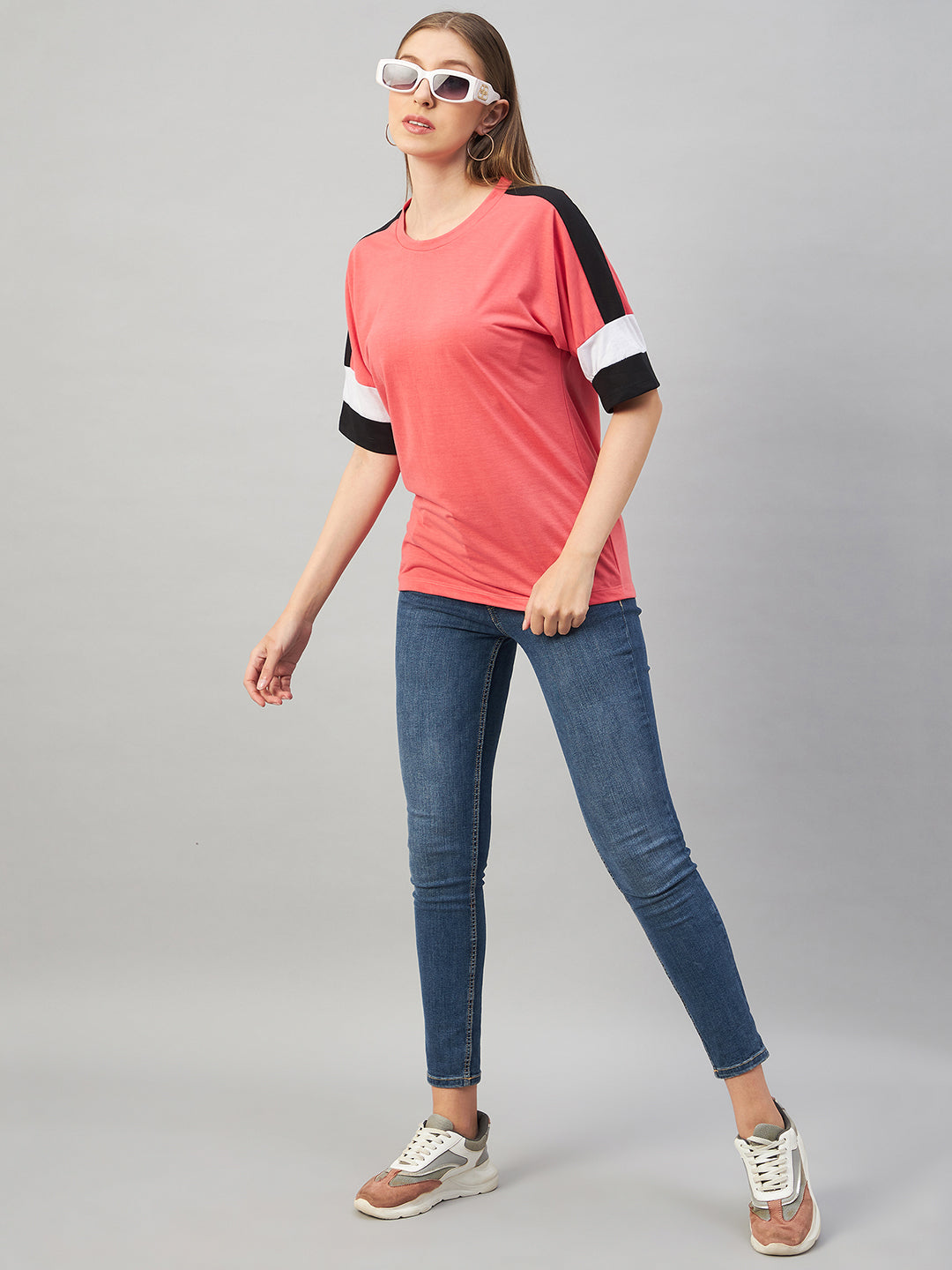 Austin Wood Women Solid Casual Top