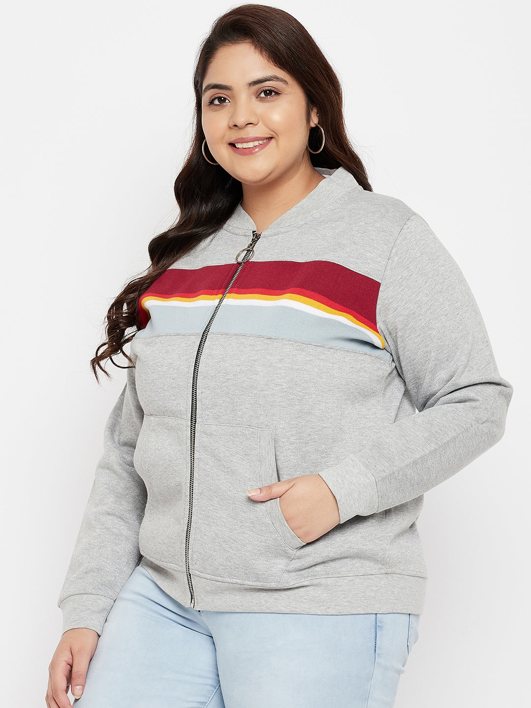 Austivo Women's Colour Block Sweatshirt