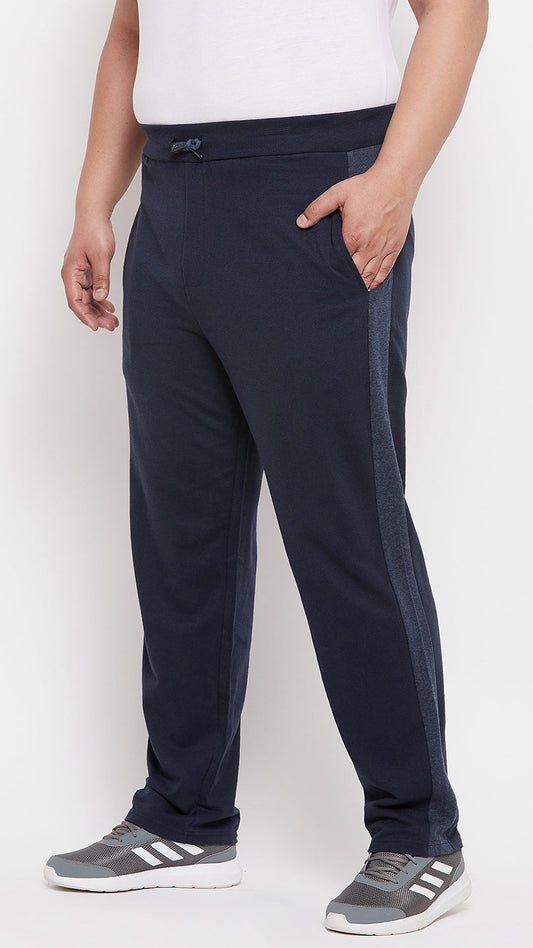Austivo Printed Men Navy Track Pants
