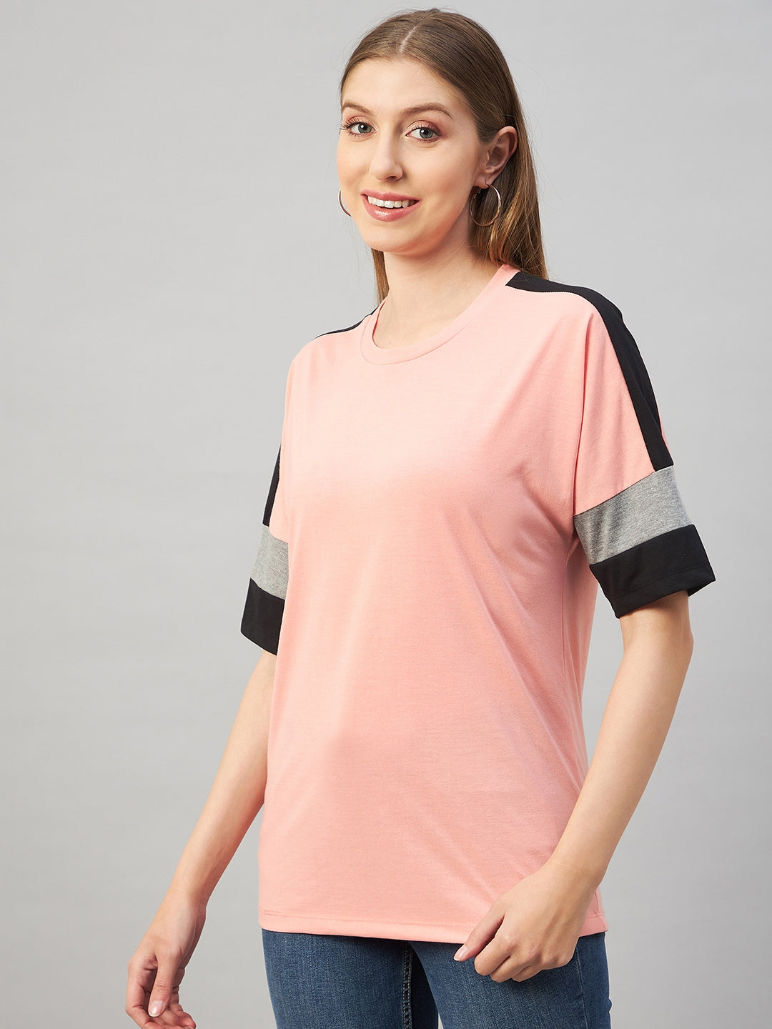 Austin Wood Women Solid Casual Top