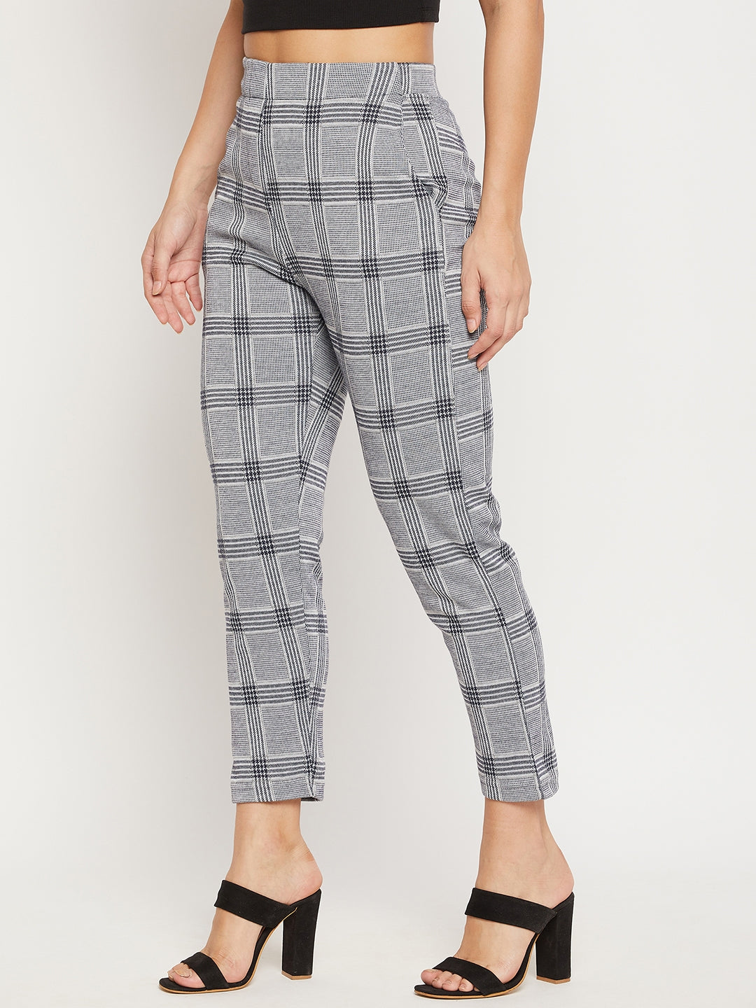 Austin Wood Women's Checked Trousers