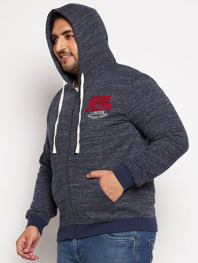 Austivo Men's Colour Block Hooded Sweatshirt