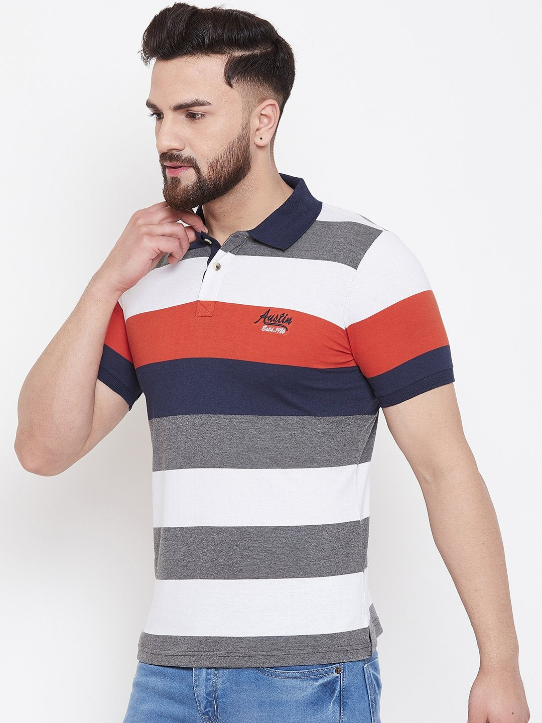 Multi Stripers Polo T-shirt