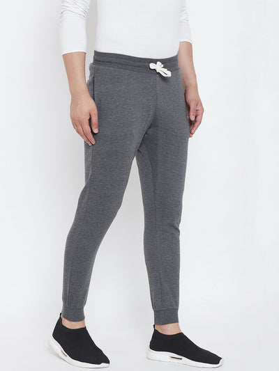 Charcoal Printed Men's Trackpant