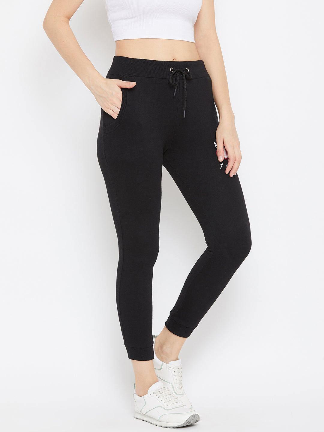 Austin Wood Women's Black Track Pant