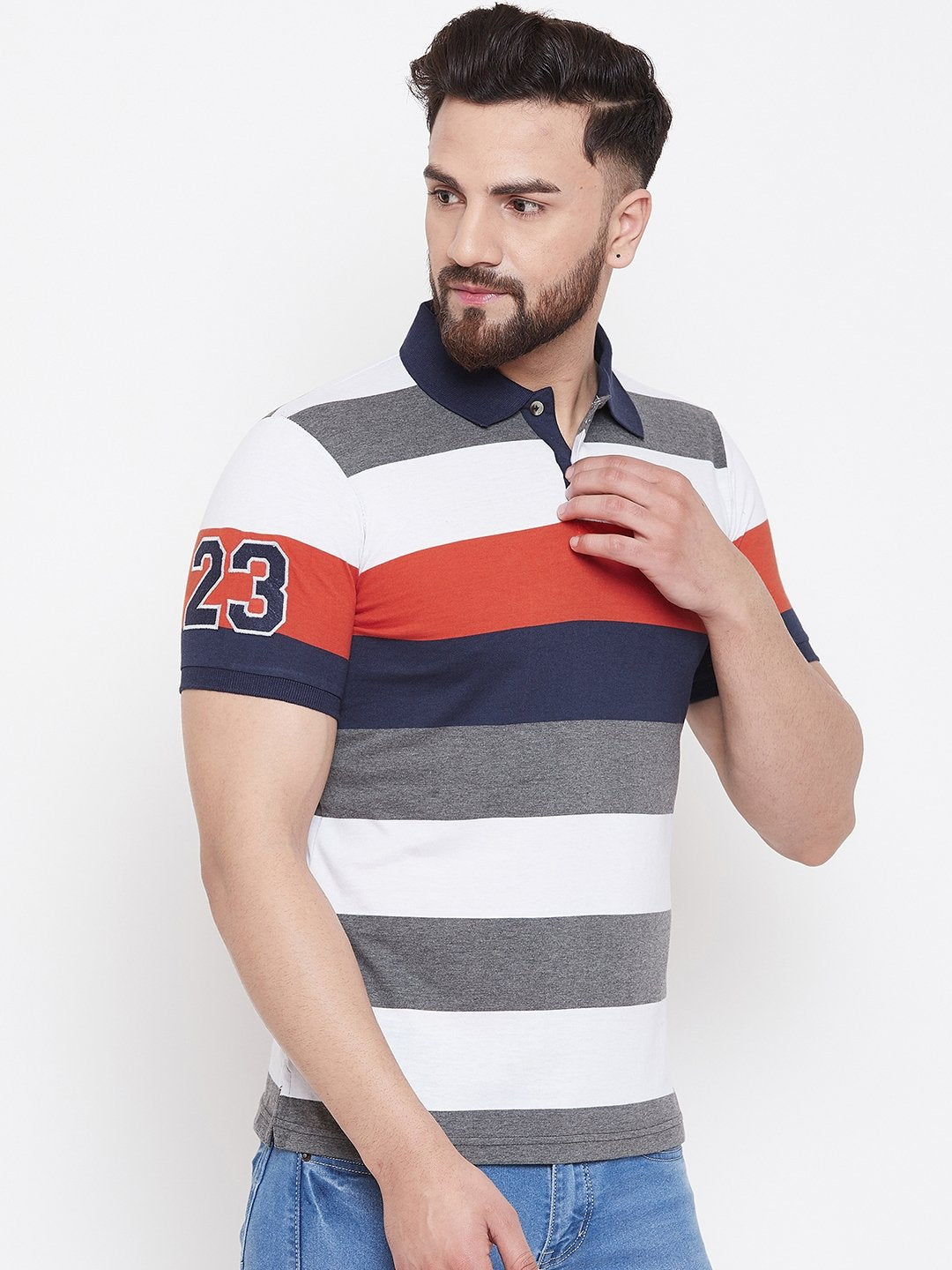 Multi Stripers Polo T-shirt