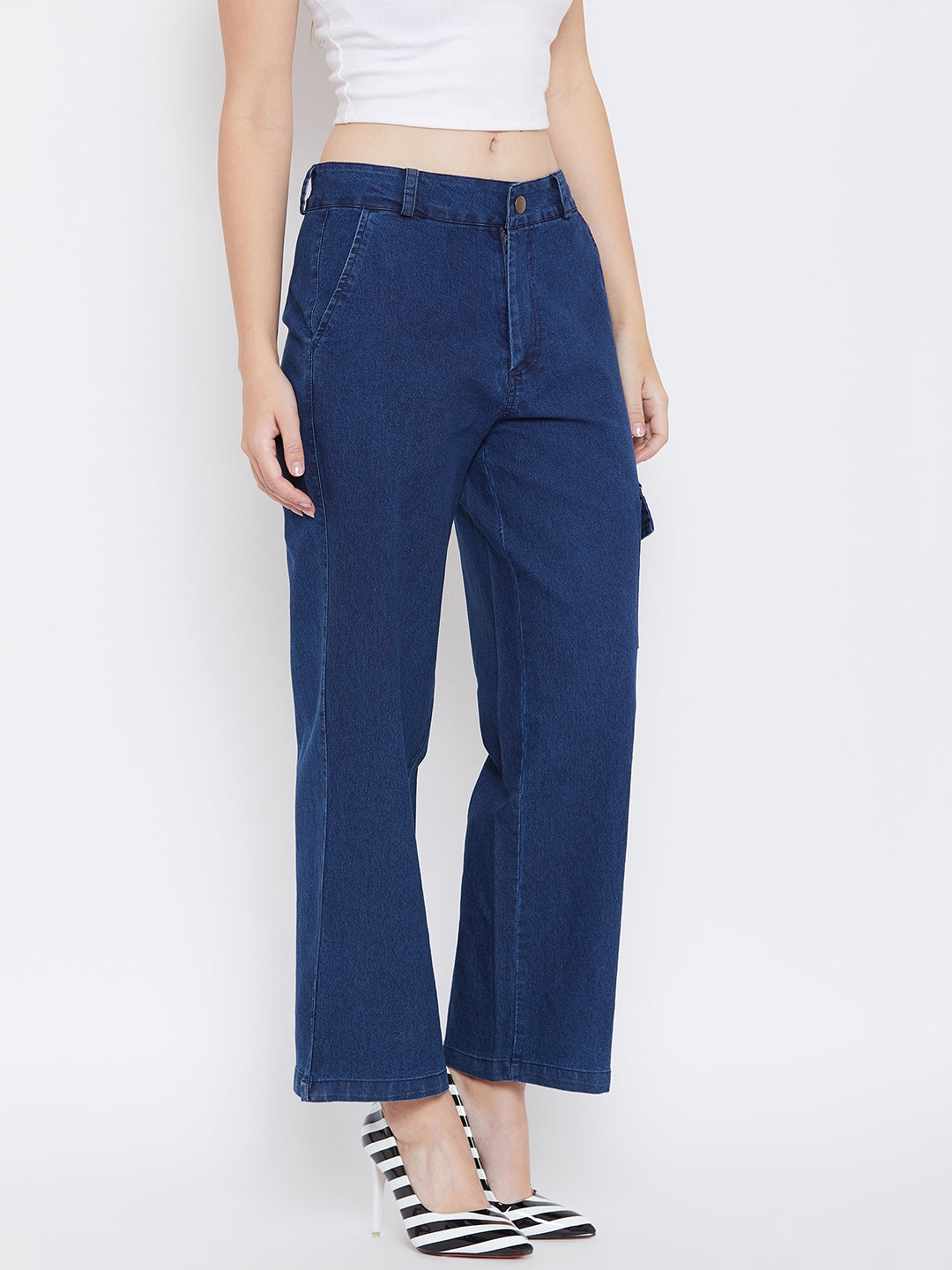 Austin Wood Women's Solid Denim Pant